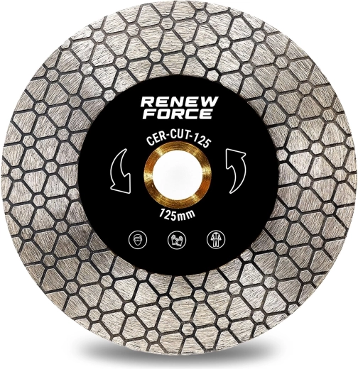 Disque diamanté RENEW FORCE 125 mm pour la coupe et le chanfreinage