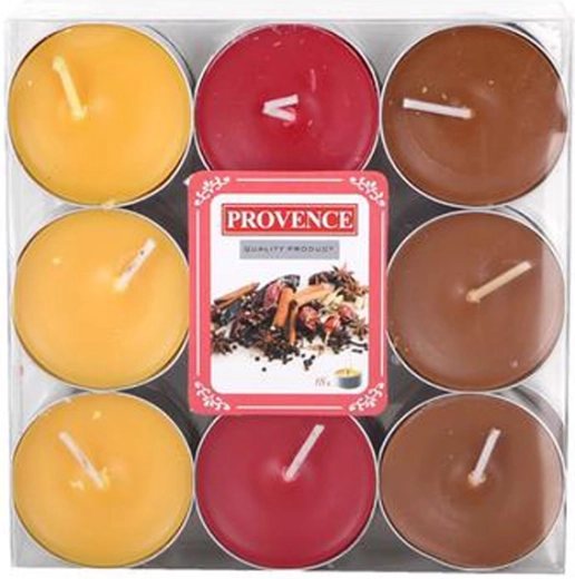 Bougies chauffe-plat Provence épices douces, 18 pcs