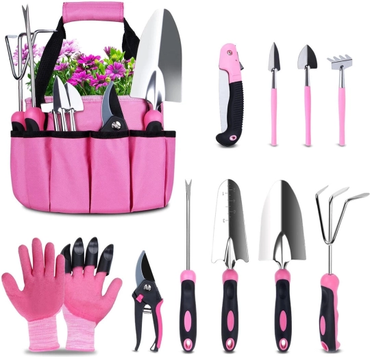 Garden Tool Set 11 pcs – Pink