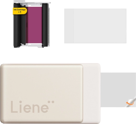 Liene Pearl N200 Pro draagbare fotoprinter 2×3" goud