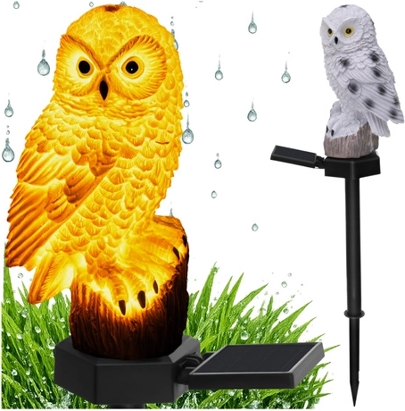 Solar-Gartenlampe Eule Gardlov