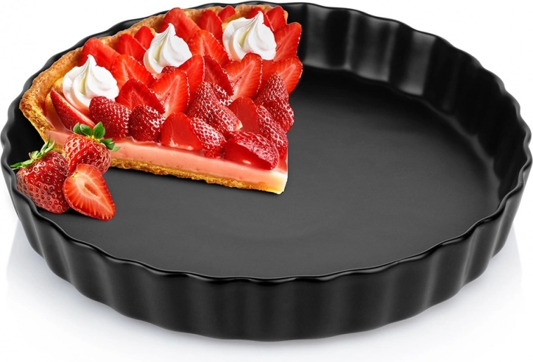 Moule à tarte en céramique 24,5 cm noir