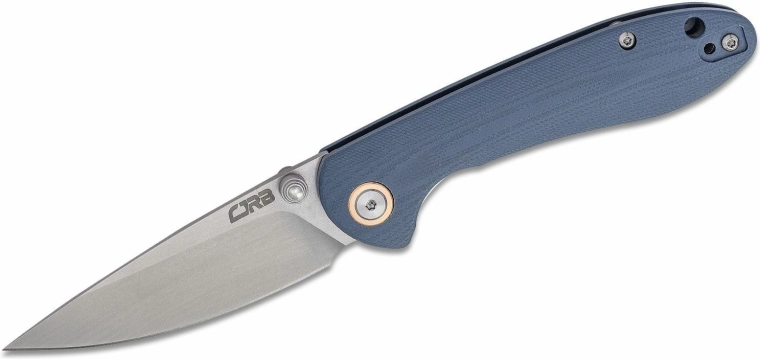 Zakmes CJRB Feldspar Small, 7,6 cm, stonewash, grijs, G10