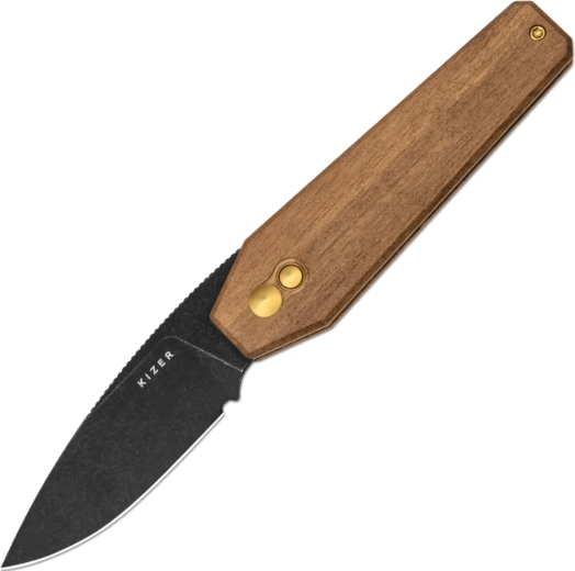 Kizer Tomb zakmes met houten Mkuruti