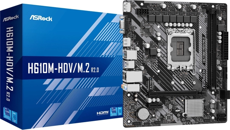 ASRock H610M-HDV/M.2 R2.0 micro-ATX motherboard