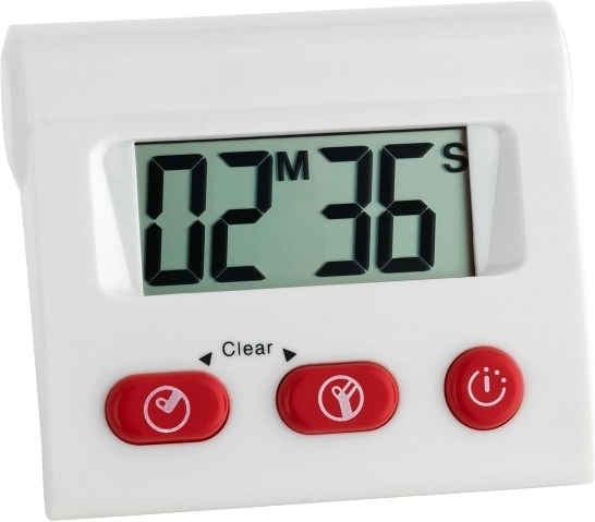 Digitaler Timer und Stoppuhr mit Speicher TFA, weiß