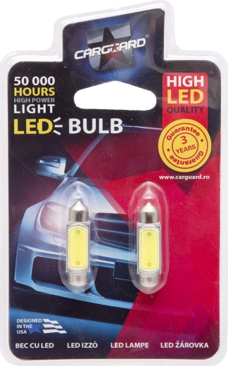 LED-soffitlamp 36 mm 12 V 3 W 6000 K