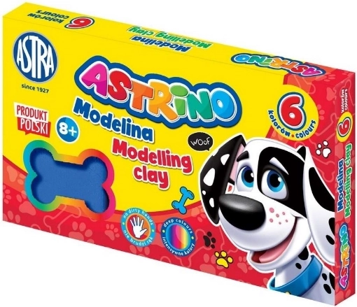 School Modeling Clay 6 Colors ASTRINO ASTRA