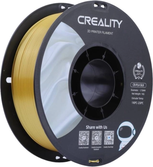 PLA-Filament Creality CR-Silk, gold, 1,75 mm