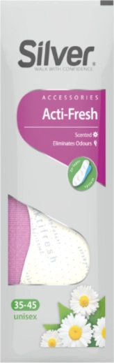Silver Active Fresh op maat knipbare inlegzool voor schoenen 35–45