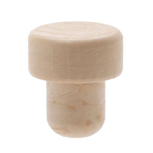 Bouchon synthétique « grzybek » D18 pour vin et liqueurs