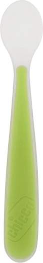 Chicco silicone spoon Soft green 6m+