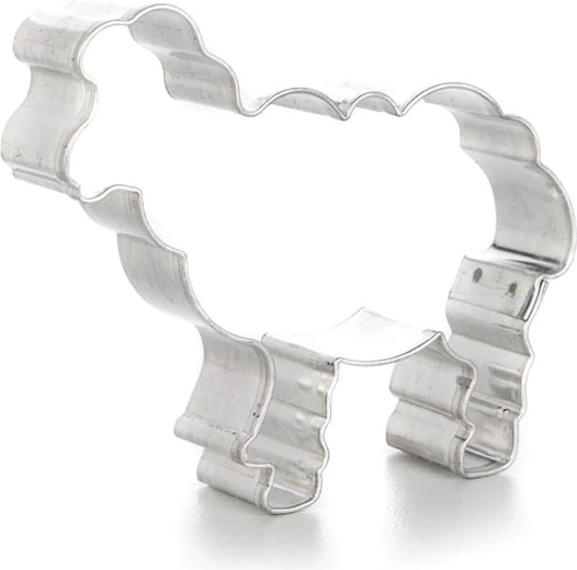 Koekjesuitsteker lam 7 × 6 × 1,6 cm vertind blik