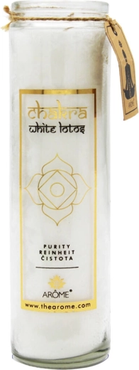 Scented candle in glass Fresh Linen 320 g – long burn time