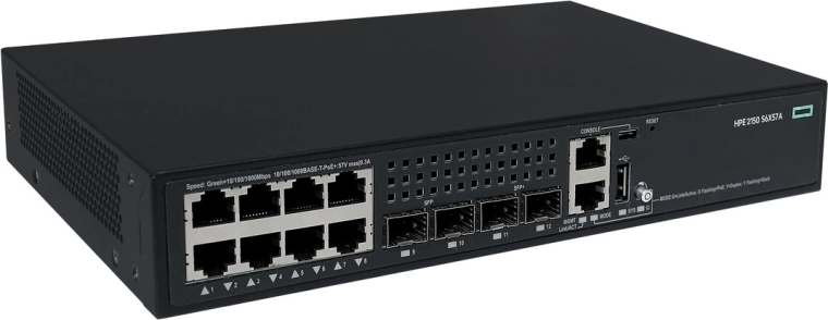 HPE Networking CW 2150 switch 8× Gigabit PoE+ 2× SFP 2× SFP+ 125 W