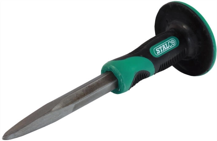 Spitse beitel met PVC-bescherming 250 mm STALCO