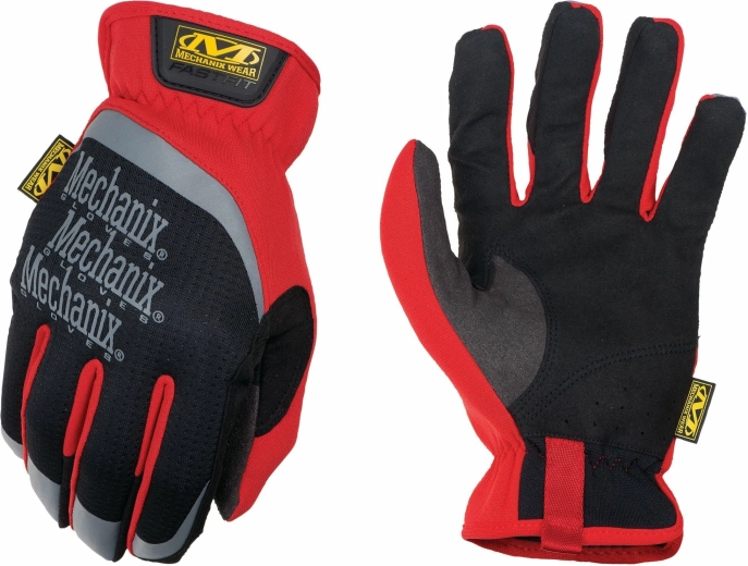 Gants de travail Mechanix FastFit Red XL noir-rouge