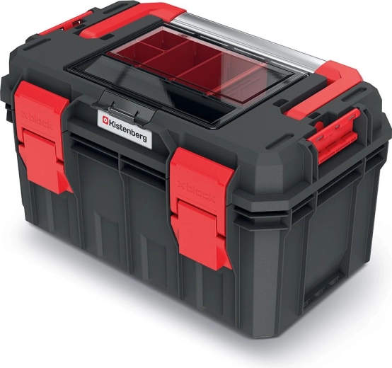 Gereedschapskoffer met organizer Kistenberg S Block ALU 450 × 280 × 264 mm, IP55