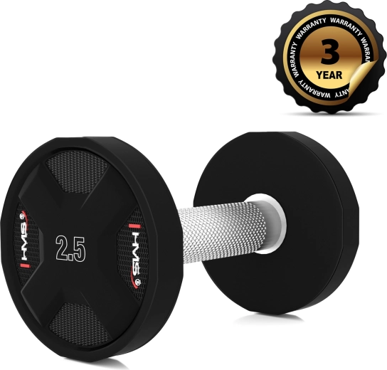 Haltère courte en polyuréthane HMS HPC 2,5 kg