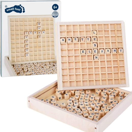 Wooden Word Game with Letter Tiles SMALL FOOT