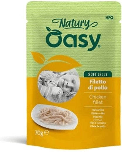 Oasy Natury Soft Jelly Hühnerfilets in Gelee 70 g