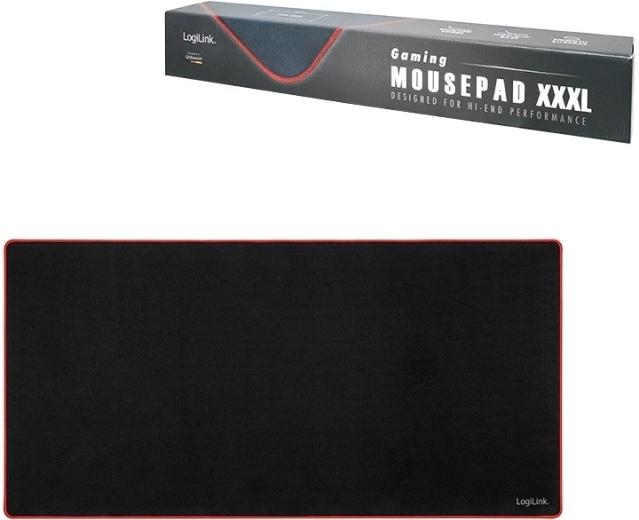 Gaming mouse pad XXXL LOGILINK, black