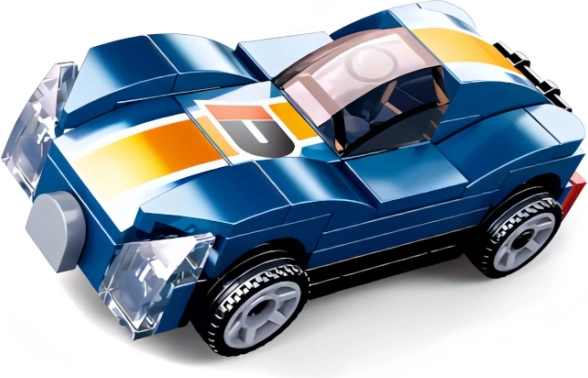 Sluban Stretchable Blue Sports Car