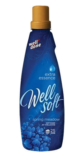 Well Done Wellsoft Spring Meadow geconcentreerde wasverzachter 1 l met een bloemige kruidige geur