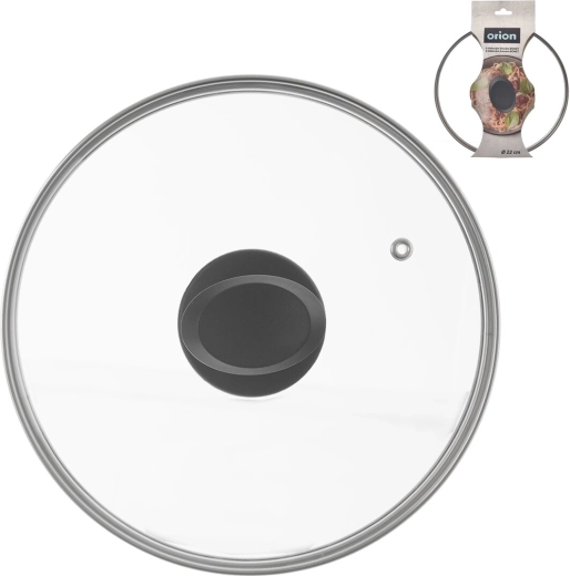Glazen deksel 22 cm voor een snelkookpan