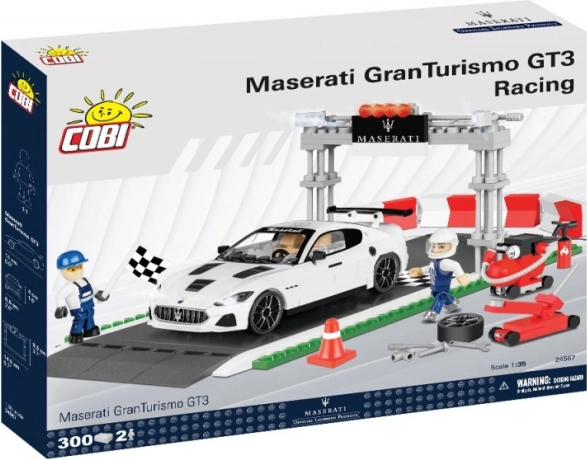 Maserati Gran Turismo GT3 Racing building set – starting grid and paddock by COBI (1:35)