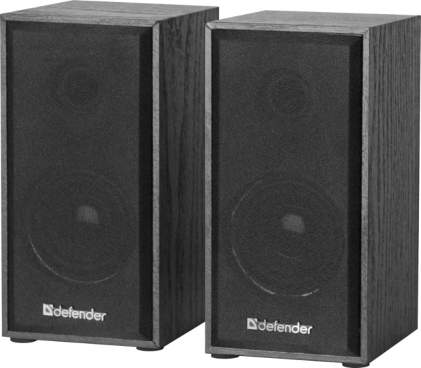 Wooden wired speakers 2.0 DEFENDER 6 W