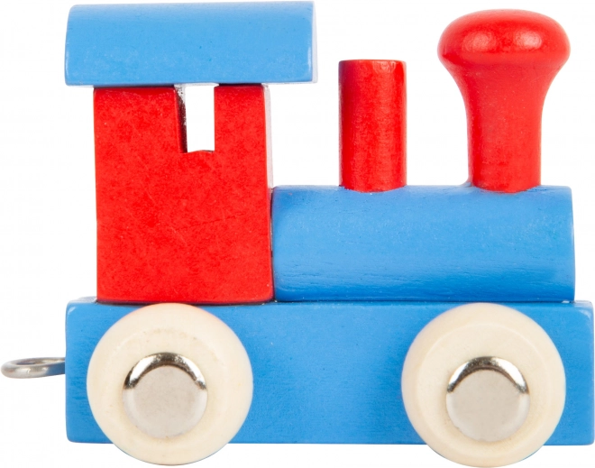 Small Foot locomotive colorée pour circuits de trains en bois