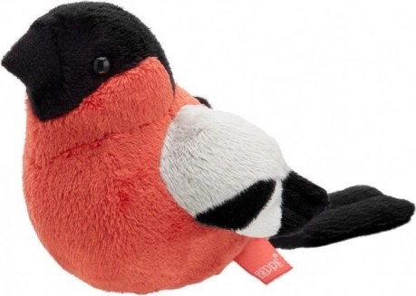 Plush Eurasian bullfinch 13 cm