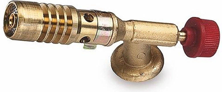 Universele gasbrander 1047 set met piëzo-ontsteking en 3 gascartridges
