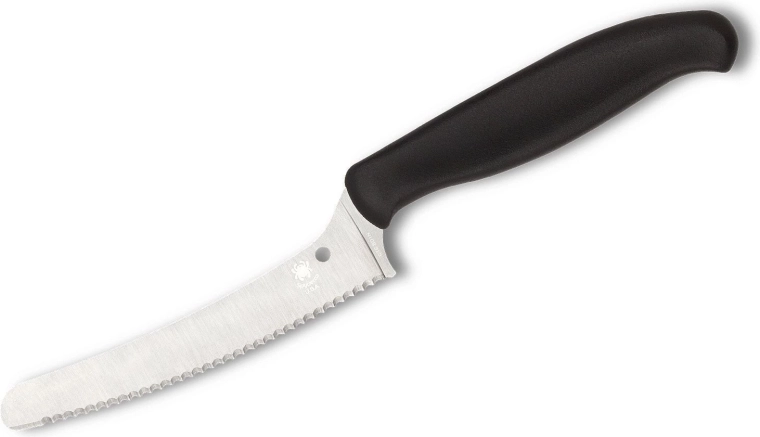 Spyderco Z-Cut kitchen knife with blunt tip 11 cm black