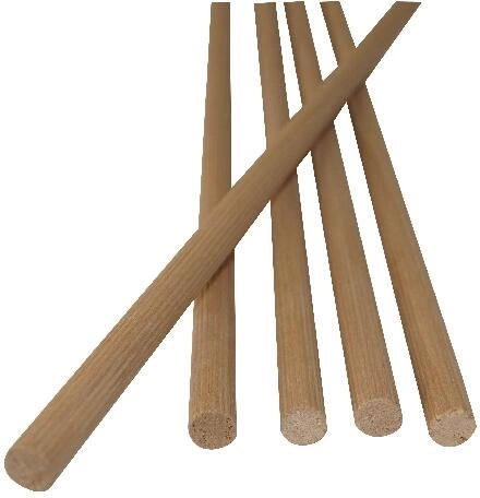 Cheville en bois striée 10 mm FSC (5 pcs = 4 m lin.)