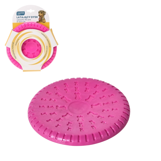 Vliegende schijf voor honden 23,5 cm – oranje, drijvend en duurzaam