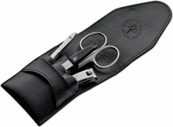 Böker Arbolito basis manicure set Basic L (4 delen) met leren etui