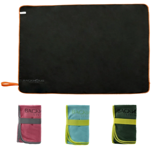 Serviette de salle de bain 150 × 80 cm, séchage rapide, assortiment de couleurs