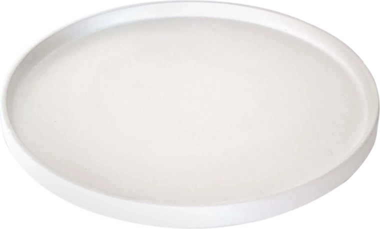 Dessertbord 20 cm wit mat Kitchisimo