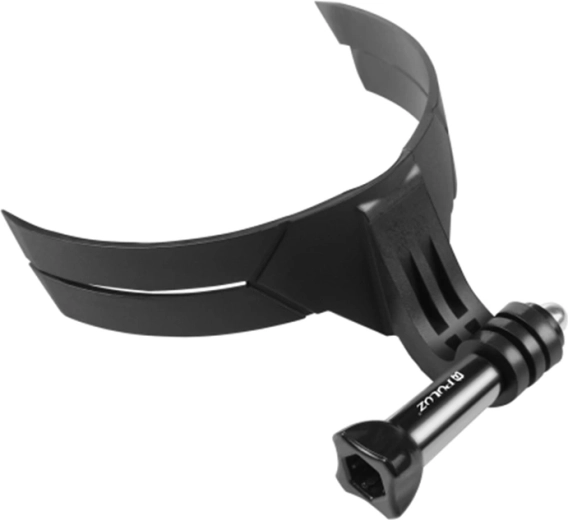Houder voor actiecamera op de kinriem van de helm Puluz (zwart)