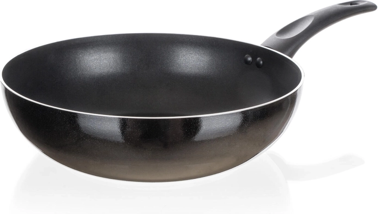 Wokpfanne 28 cm mit Antihaftbeschichtung CUISINO BLACK