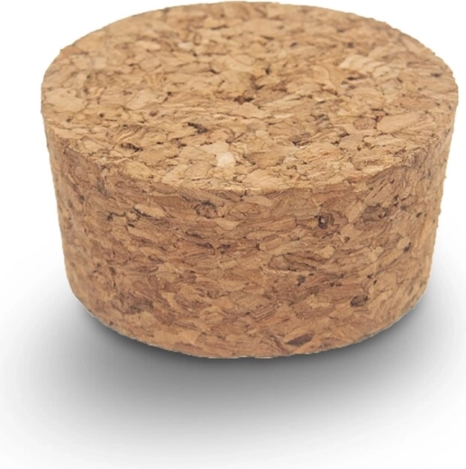 Kegelvormige kurken stop van natuurkurk 4,8/4,4 × 2,4 cm (2 stuks)