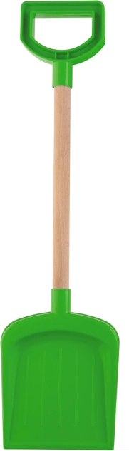 Androni shovel with wooden handle and grip 53 cm – Green