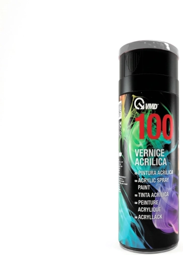 Peinture émail acrylique en spray pour métal, plastique et bois 400 ml – aluminium