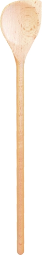 Cuillère ovale avec coin 30 cm en bois de hêtre