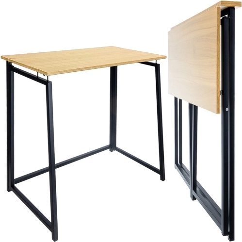 Bureau pliant Ruhhy pour le travail et les études – Bois