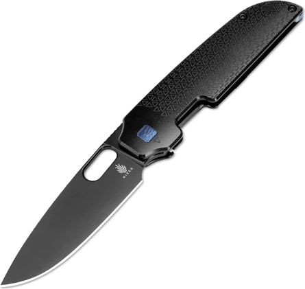 Kizer Varatas – zakmes met vouwmechanisme, zwart titanium, lemmet 8,3 cm