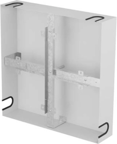 Support Lanberg pour réserve de câbles 500 × 500 mm gris - 1 pièce