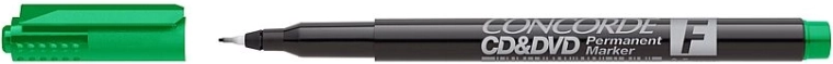 Permanent marker for CDs and DVDs Concorde, green, 0.5 mm